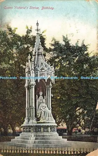 R590056 Bombay Queen Victoria Statue 1910