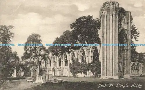 R591929 York St Marys Abbey Friths Serie Nr 18474