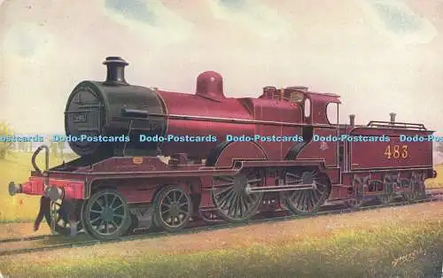 R593838 Midland Class 2 4 4 0 No 483 designed by S W Johnson rebuilt by H Fowler