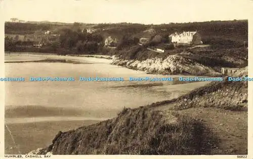 R597994 Mumbles Caswell Bay 56822 Photochrom 1953