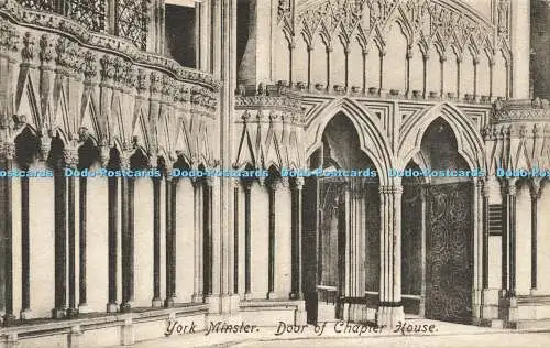 R591952 York Minster Door of Chapter House Friths Serie Nr 18426