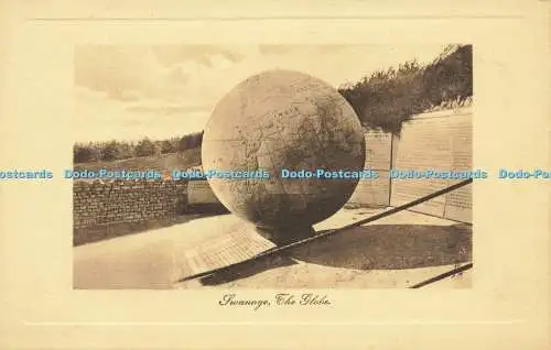 R591953 Swanage Globe Tuck Plate markiert Postkarte Nr. 2461