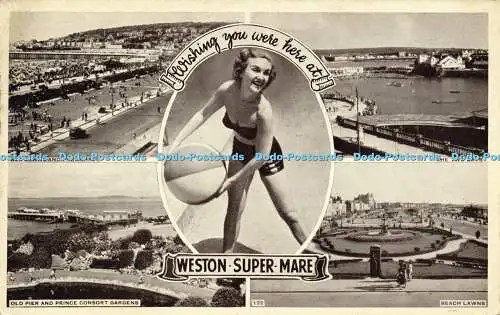 R597997 Wishing you were here at Weston Super Mare 122 Multi View