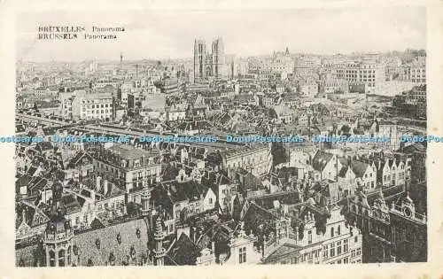 R591958 Bruxelles Panorama Brüssel Panorama H P