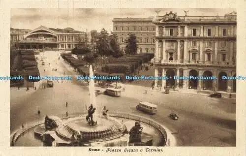 R591961 Roma Piazza Esedra o Termini Exedra oder Termini Square A Scrocchi