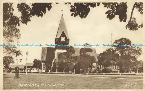 R593864 Bedfont The Church Frith 1951