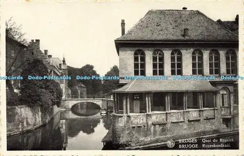 R598012 Brügge Quai du Rosaire Nels Bromurite Librairie L De Reyghere