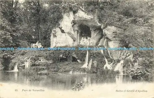 R598013 Parc de Versailles Bains et Grotte d Apollon Bourdier Faucheux 1908