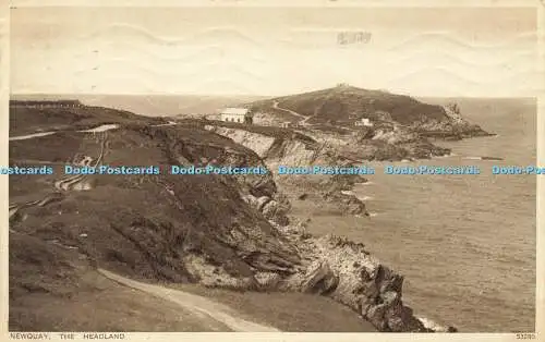 R596024 Newquay Headland 53280 Photochrom 1928