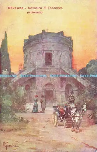 R590125 Ravenna Mausoleo di Teodorico la Rotonda E Lavagna e Figlio