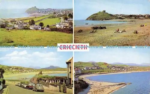 R598035 Criccieth Mehrfachansicht Postkarte