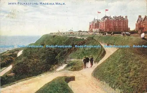 R596036 34977 Folkestone Madeira Walk Celesque Serie Photochrom 1911