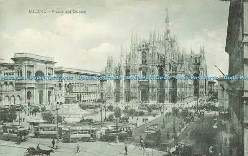 R591998 Milano Piazza del Duomo 1749 Trust della Cartolina Illustrata Milano Cen