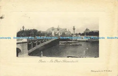 R596051 Paris Le Pont Alexandre III Heliographie de N D Phot 1910