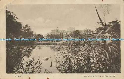 R596062 Bonn Poppelsdorfer Schloss Gartenseite N Dienst Nr 241