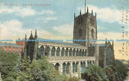 R593930 Nottingham St Mary Church Valentines Serie 1904