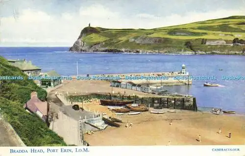 R593939 I o M Port Erin Bradda Head J Salmon Cameracolour 1961