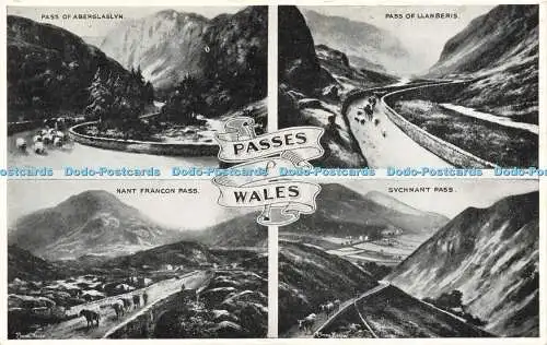 R598089 Pässe Wales Nant Francon Pass Sychnant Pass of Llanberis E T W Den