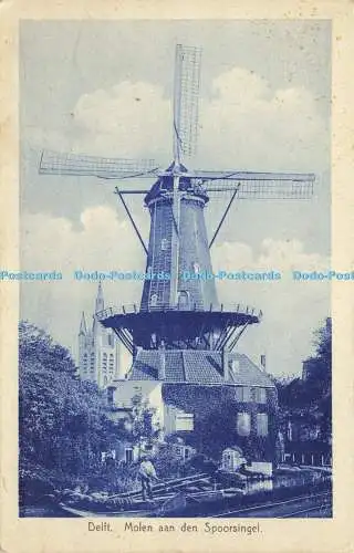 R590195 Delft Molen aan den Spoorsingel P Delft