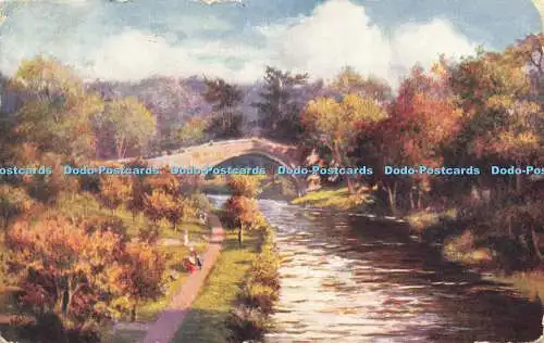 R593979 Ayr Auld Brigo Doon Tuck Oilette Postkarte 7417 1906
