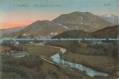 R598112 Lourdes Vue Generale et le Gave C A P