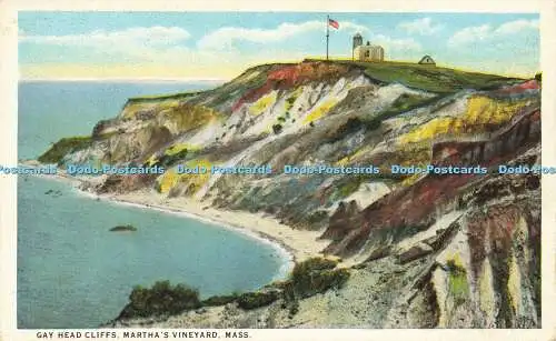 R598117 Mass Martha Vineyard Gay Head Cliffs C T American Art