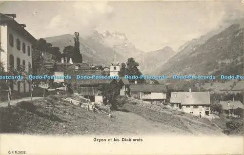 R592090 C P N 2032 Gryon et les Diablerets