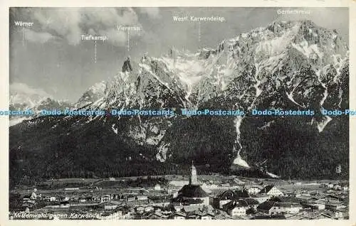 R594005 Mittenwald gegen Karwendel R Rudolphi