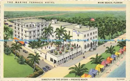 R598147 Florida Miami Beach The Marine Terrace Hotel direkt am Ocean Priva