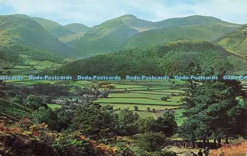 R596173 Borrowdale from Watendlath Path H Webster Helvellyn House