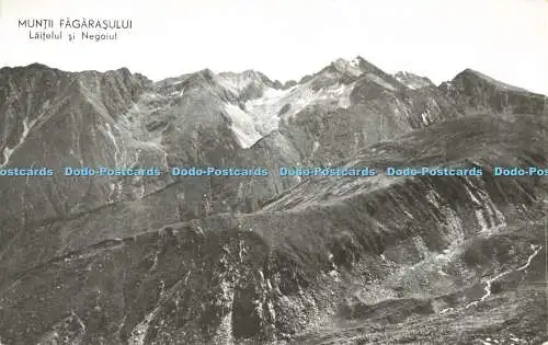 R596184 Muntii Fagarasului Laitelul si Negoiul C P C S Lei 1 Republica Populara