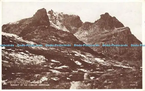 R594066 Arrochar Summit of the Cobbler Valentine Photo Brown