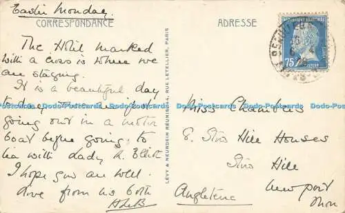 R592166 37 Beaulieu Vue Generale LL Levy et Neurdein Reunis 1928
