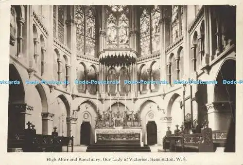 R598253 Kensington High Altar and Sanctuary Our Lady of Victories C and G P R