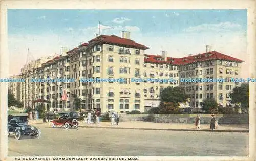 R596272 Hotel Somerset Commonwealth Avenue Boston Mass Mason Bros C T American A