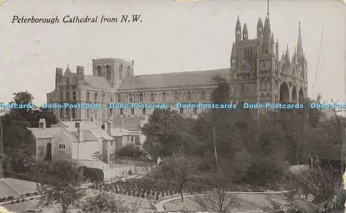 R598276 Peterborough Cathedral from N W Valentines Series 1913