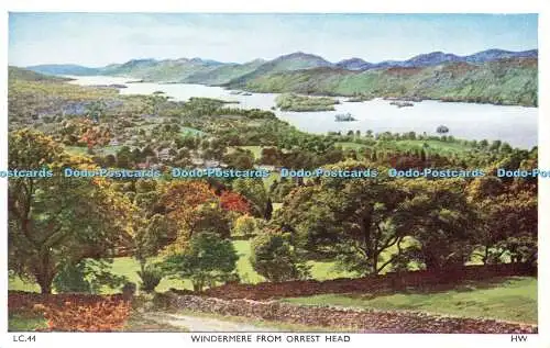 R596291 LC 44 Windermere von Orrest Head HW H Webster Helvellyn House