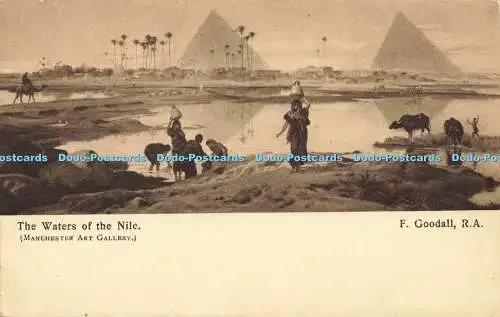 R596298 Water of Nile Manchester Art Gallery F Goodall R A Eyre and Spottiswoode