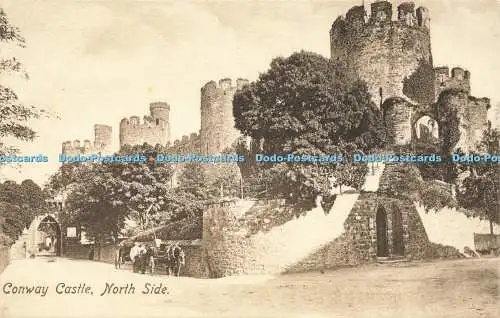 R598313 Conway Castle North Side R E Jones and Bros Friths Serie