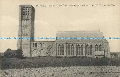 R592272 Damme Eglise Notre Dame cote meridional O L V Kerk 1220 1320 J Vintioen