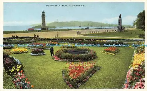 R594212 Plymouth Hoe and Gardens E T W Dennis Newcolour