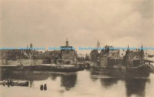 R598350 Gravenhage Mauritshuis Blick auf Delft A und V S Johannes Vermeer