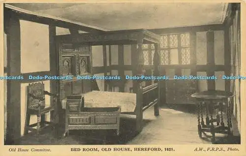 R598354 Hereford Old House Bed Room Old House Committee Sanbride A W F R P S