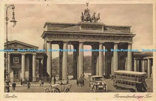 R598356 Berlin Brandenburger Tor Serie Rembrandt I W B Nr 127 1928