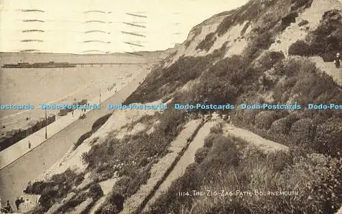 R596354 1114 Zig Zag Path Bournemouth Salmon Sepio Style 1928