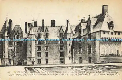 R598360 Langeais Le Chateau cite ouest XV siecle bati vers 1465 par Ordre de Lou