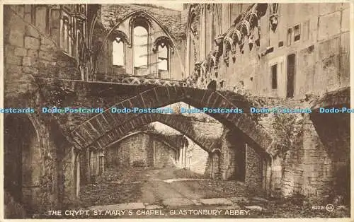 R598424 Glastonbury Abbey St Mary Chapel The Crypt Gazette Series 1936