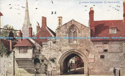 R598439 Salisbury St Ann Gate Photochrom Celesque Serie 1922