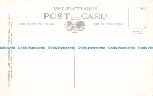 R598440 Oban Dunollie Castle Hirtenhut und Mountains of Mull Valentine Art C