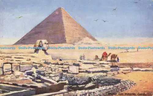 R594324 Malerisches Ägypten Kairo Sphinx und Pyramide Tuck Oilette Postkarte 7201